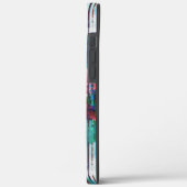 引き裂かれたの色ストライプ付き汚れ、仮想デカプ Case-Mate iPhoneケース (裏面 / 左)