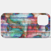 引き裂かれたの色ストライプ付き汚れ、仮想デカプ Case-Mate iPhoneケース (裏面 (横))