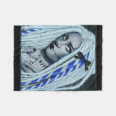 引き裂かれたゴシック様式Ragdollのファンタジーの芸術毛布 フリースブランケット (正面(横))