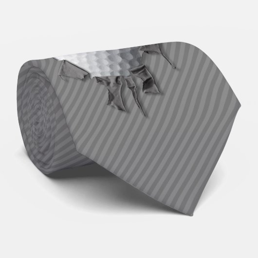 引き裂かれたゴルフボールタイ ネクタイ (ロール)