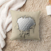 引き裂かれたゴルフ・ボール クッション (ブランケット)