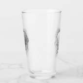 引き裂かれたゴルフ・ボール タンブラーグラス (左)