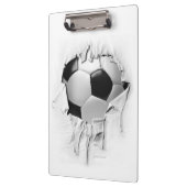 引き裂かれたサッカー クリップボード (左)