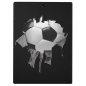 引き裂かれたサッカー クリップボード (裏面)