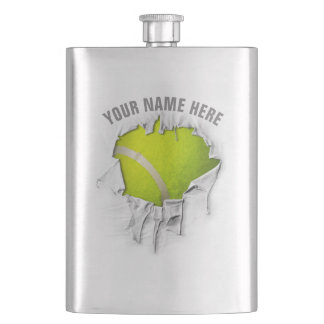 引き裂かれたテニスフラスコ フラスク