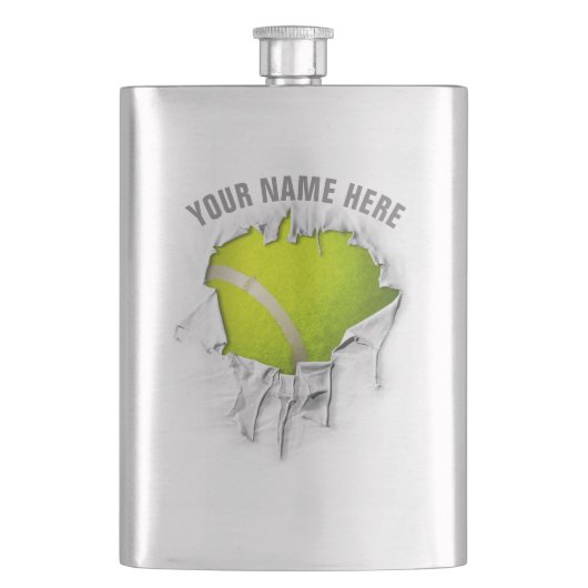 引き裂かれたテニスフラスコ フラスク (正面)