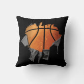 引き裂かれたバスケットボール クッション (裏面)