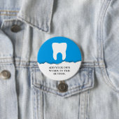 引き裂かれたペーパー歯科の歯のカスタム 缶バッジ (インサイチュ)