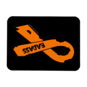 引き裂かれたリボン/バッジ…RSD/CRPS マグネット (横)