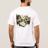 引き裂かれた移民文書Chinga La Miga Tシャツ (裏面)