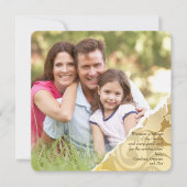 引き裂かれた端の写真の休日カード シーズンカード (正面)