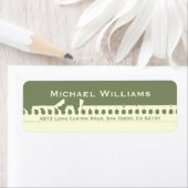 引き裂かれた紙エッジ穴 ラベル (インサイチュ)