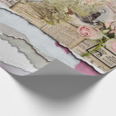 引き裂かれた紙ペテロウサギ ラッピングペーパー (角)