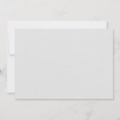 引き裂かれた紙山脈結婚式招待状 招待状 (裏面)