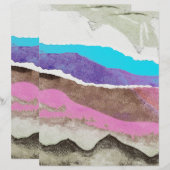 引き裂かれた紙 (正面/裏面)