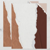 引き裂かれた紙 (正面/裏面)