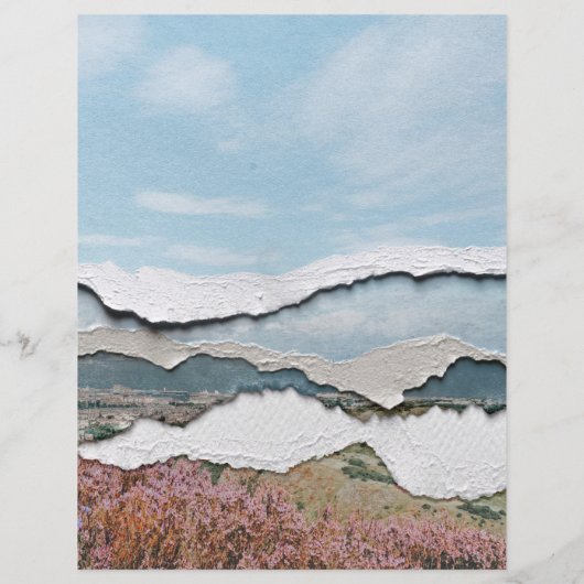 引き裂かれた紙 (裏面)