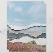 引き裂かれた紙 (正面/裏面)