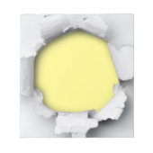 引き裂かれた紙 ノートパッド (正面)