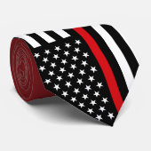 引き裂かれる消防士のスタイルの旗のあずき色|は見ます ネクタイ (ロール)