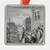 引き裂かれる盾 メタルオーナメント (正面)