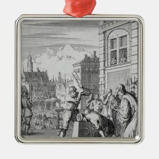 引き裂かれる盾 メタルオーナメント (正面)