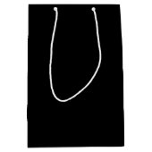 引き裂かれる薄いブルーライン米国旗の治安を維持して下さい ミディアムペーパーバッグ (正面)