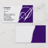 引き裂遠くにき – 紫 名刺 (正面/裏面)