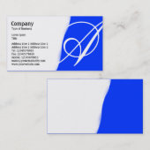 引き裂遠くにき – 青 名刺 (正面/裏面)