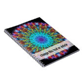 引き込み万華鏡のように千変万化するパターン ノートブック (右側)