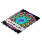 引き込み万華鏡のように千変万化するパターン ノートブック (左側)