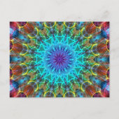 引き込み万華鏡のように千変万化するパターン ポストカード (正面)
