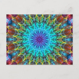 引き込み万華鏡のように千変万化するパターン ポストカード