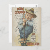 引っかき禁止 メンタラム エフェメラを使用 ポストカード (正面/裏面)