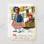 引っ張る シーズンポストカード (正面/裏面)