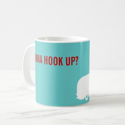 引っ掛かりたいと思って下さいか。 カスタマイズ可能なキャンピングカーの再結集のマグ コーヒーマグカップ (正面左)