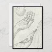 引っ掛かるか投げるか？-フラット 招待状 (正面)