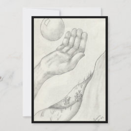 引っ掛かるか投げるか？-フラット 招待状