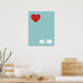 引っ掛かる？ヴィンテージキャンパーラリーRVポスター ポスター (キッチン)