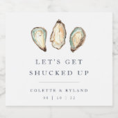 引っ掛かろう | 沿岸結婚牡蠣 リキュールボトルラベル (シングルラベル)