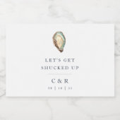 引っ掛かろう | 沿岸結婚牡蠣 リキュールボトルラベル (シングルラベル)