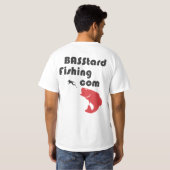 引っ掛けられたTシャツを得て下さい(白い) Tシャツ (裏面フル)