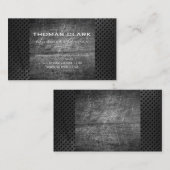 引っ掻いた背景 |有孔メタル 名刺 (正面/裏面)
