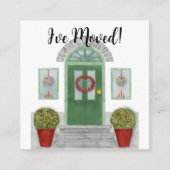 引っ越した！クリスマスホームエンクロージャカード エンクロージャーカード (正面)