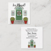 引っ越した！クリスマスホームエンクロージャカード エンクロージャーカード (正面/裏面)