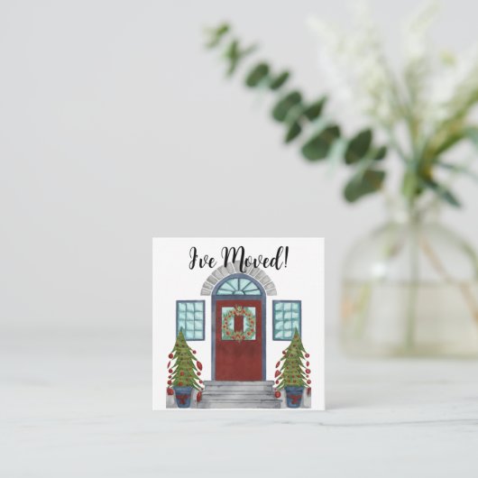 引っ越した！クリスマスホームエンクロージャカード エンクロージャーカード (スタンド正面)