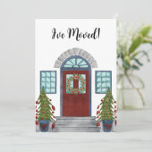 引っ越した！クリスマスホーム招待状 招待状 (スタンド正面)