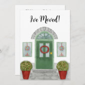 引っ越した!クリスマスホーム招待状 招待状 (正面/裏面)