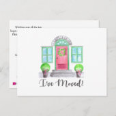 引っ越した！クリスマスホーム ポストカード (正面/裏面)