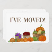 引っ越した!感謝祭のアドレス発表 シーズンカード (正面/裏面)